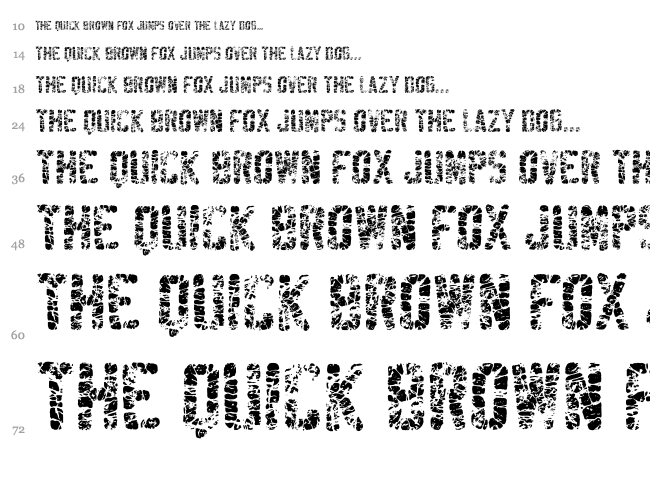 Sablon Washed font waterfall